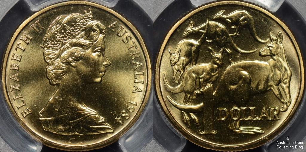 The First Australian Dollar Coin dated 1984