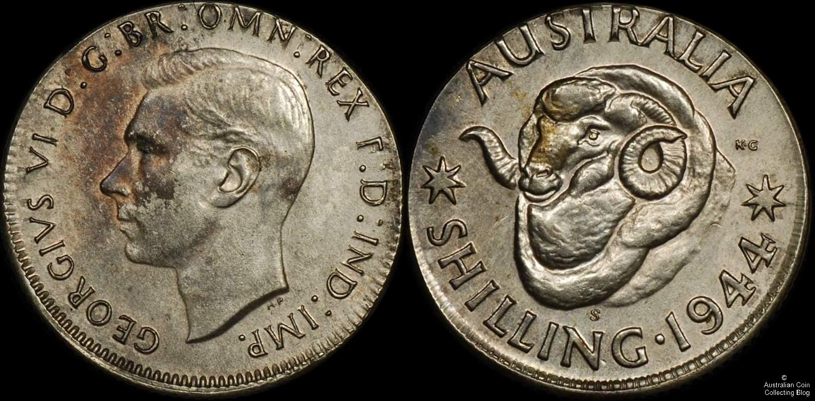 1944s Shilling on Foreign Planchet