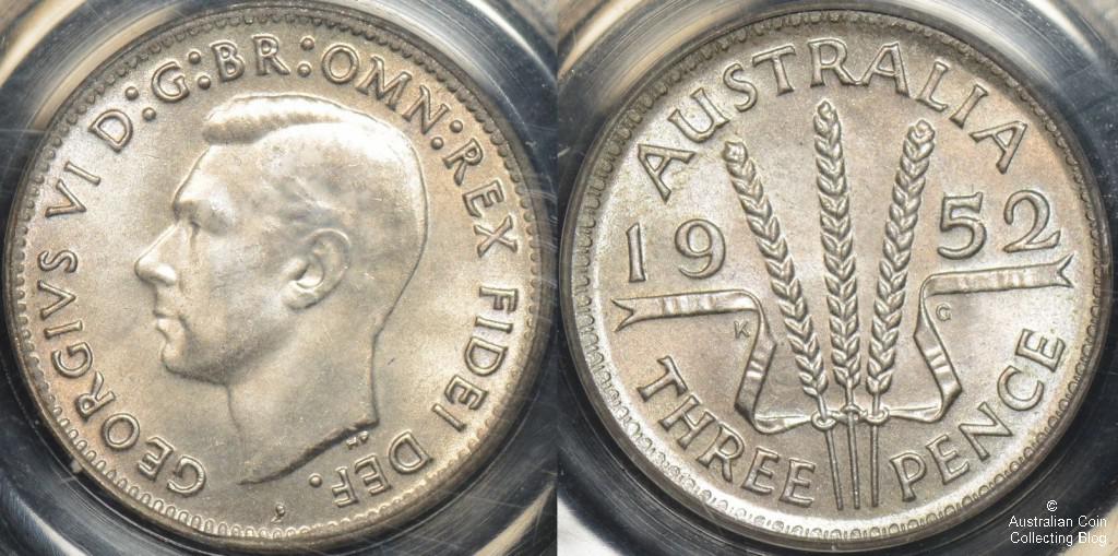 Australian 1952 Threepence