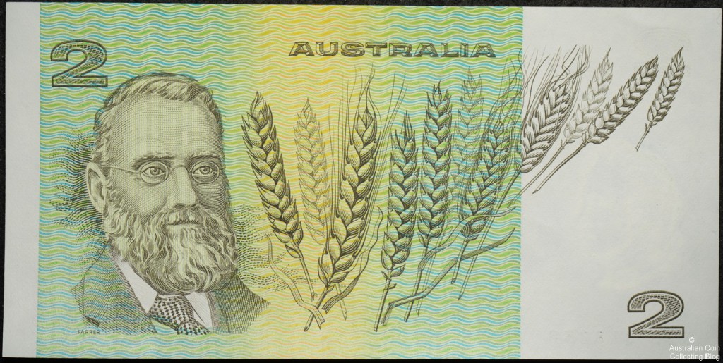 Australian Paper $2 Note Back
