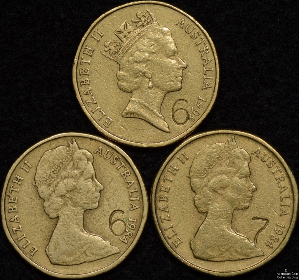Australian  $1 Coins with Stamped Numbers