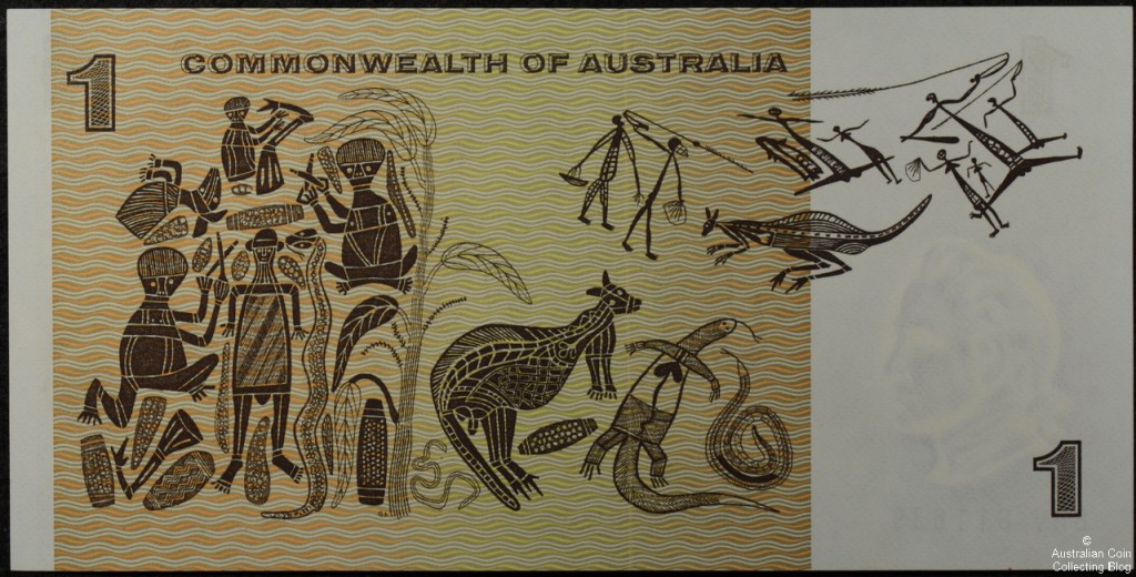 Australian Paper Dollar Note Reverse