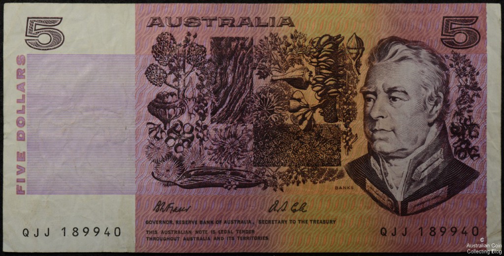 Australian Paper $5 Note