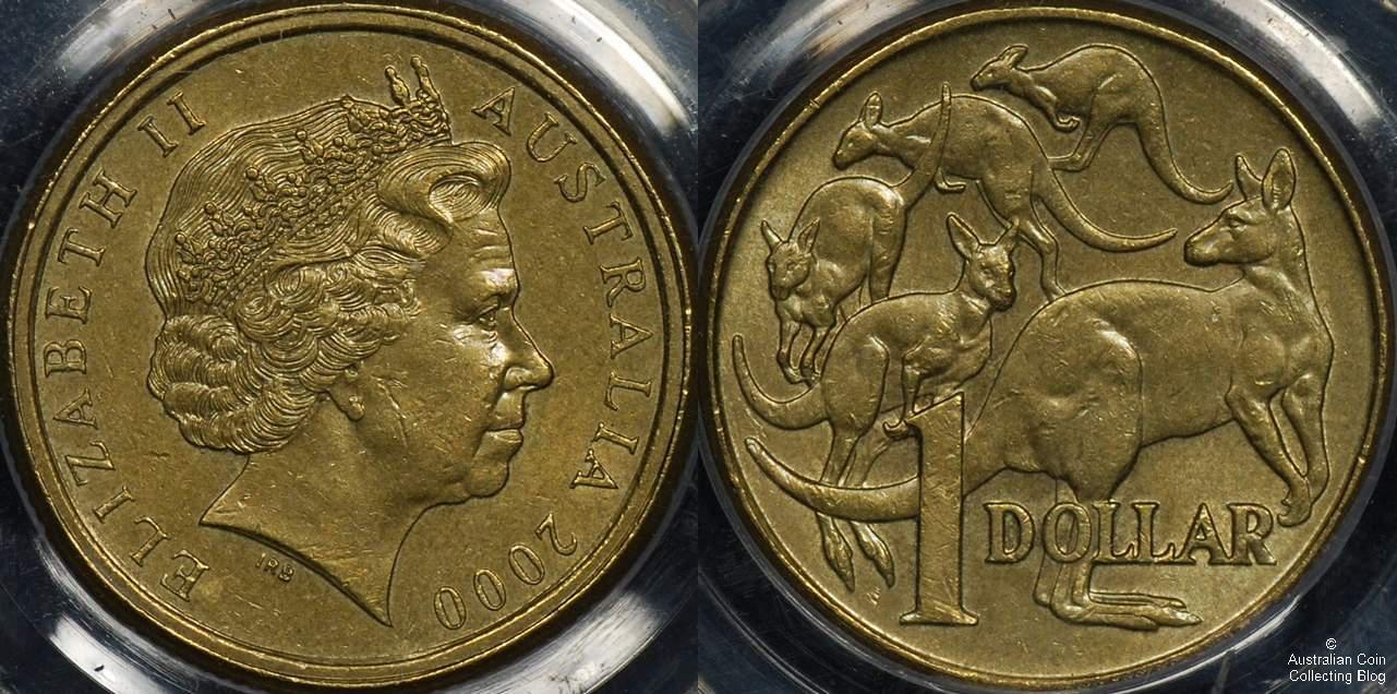 Australian 2000 $1 / 10 cent Mule