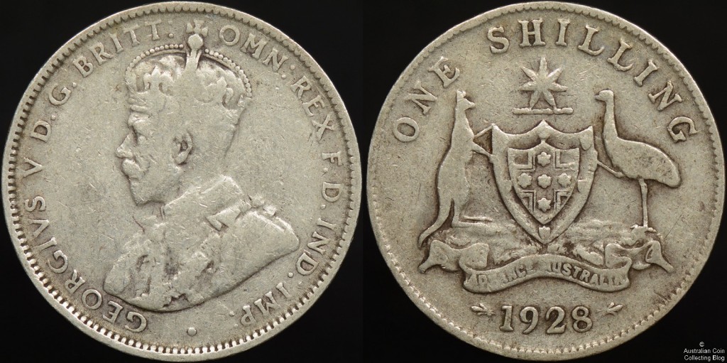 A Genuine 1928 Shilling
