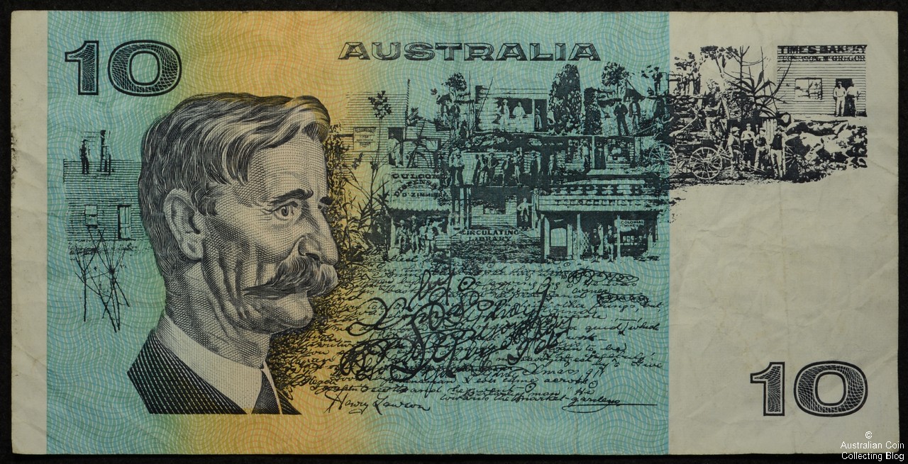 Australian Paper Ten Dollar Note Value