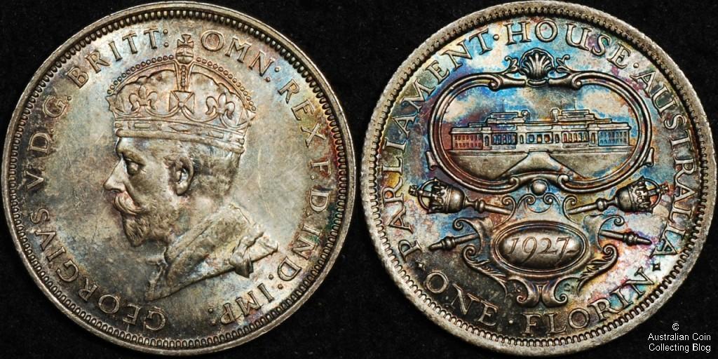 1927 Parliament Florin