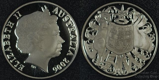 Round 50 Cent Coin Australia