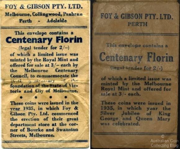 Left: Melbourne (*Type I) Right: Perth (*Type II) Foy and Gibson Bags