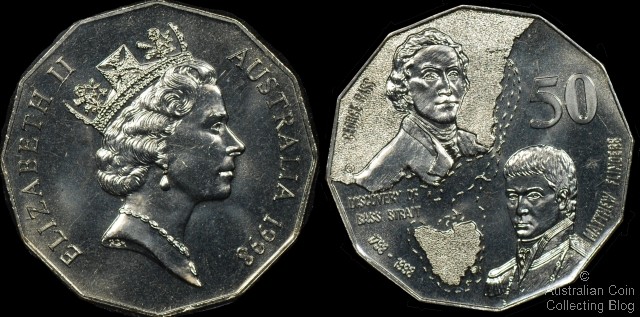1998 Bass And Flinders 50 Cent Coin 1998 Bass And Flinders 50 Cent Coin