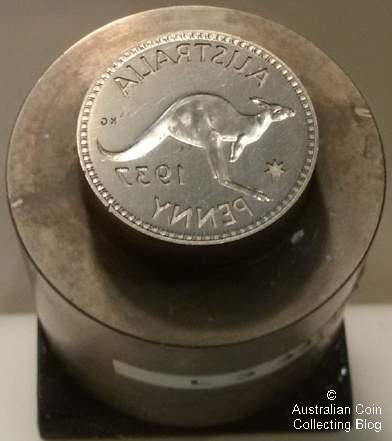 Australian 1937 Penny Reverse Die Counterfeit by David Gee