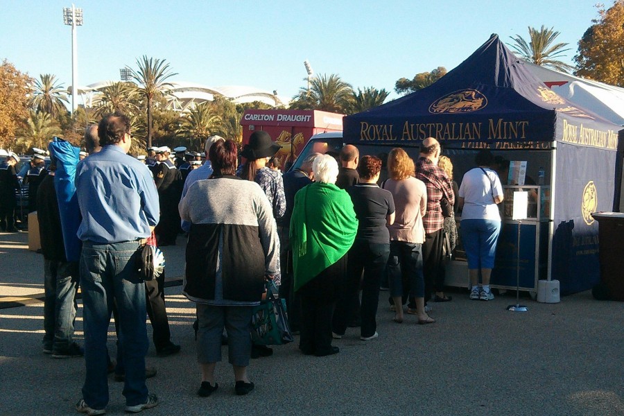 The Changeover Tour in Adelaide for ANZAC Day 2016 The Australian