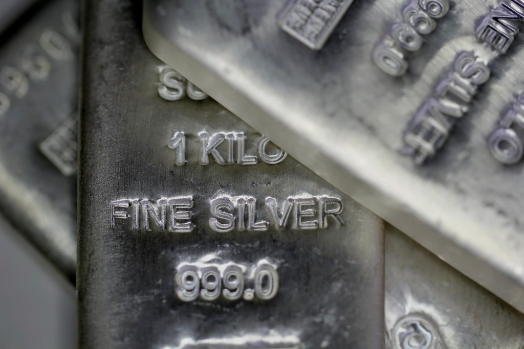Silver Bullion Bars -where you old coin or broken silver jewellery might end up