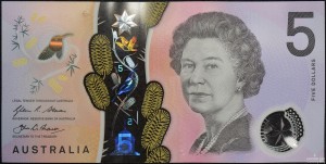 2016 New Generation 5 Dollar Note Front