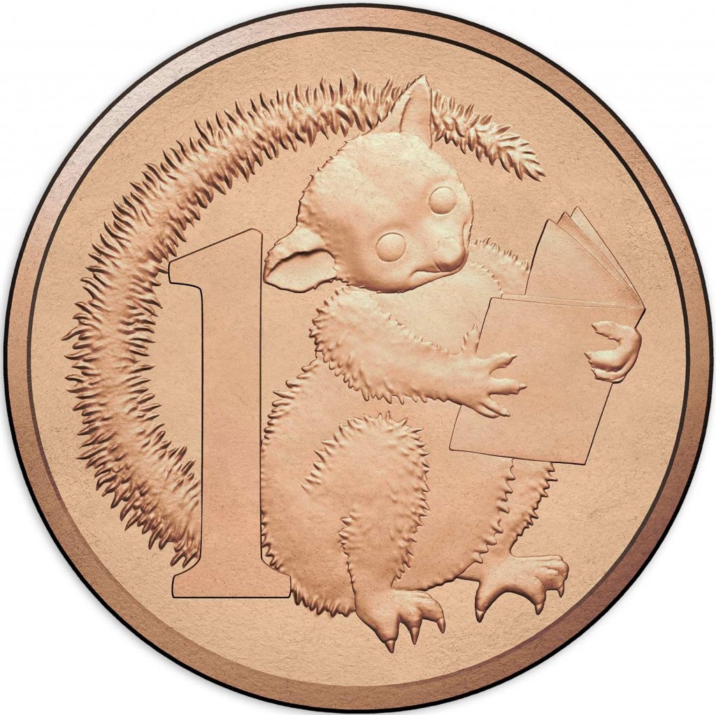 2017 Possum Magic 1 Cent (image courtesy ramint.gov.au)