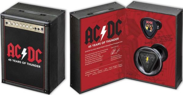 2018 AC/DC Collector Coins 45 Years of Thunder Strike a Chord for all ...
