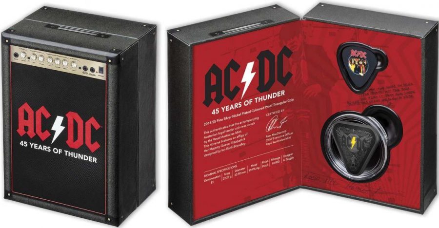 2018 AC/DC Collector Coins 45 Years of Thunder Strike a Chord for all ...